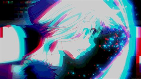 Anime Aesthetic Glitch Anime Wallpaper