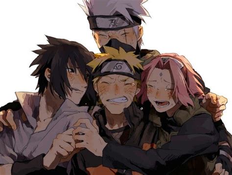 Team 7 Reunited Naruto Sasuke Sakura Naruto Naruto And Sasuke