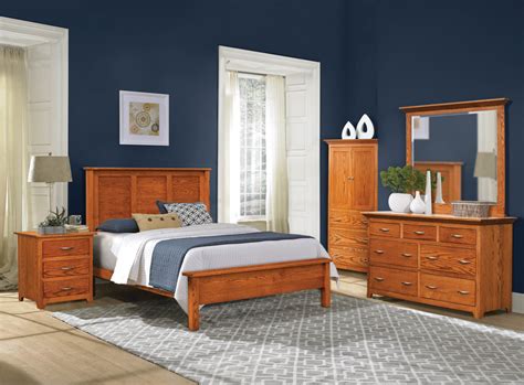 Shaker Style Bedroom Set From Harvest Home Interiors Amish Furniture