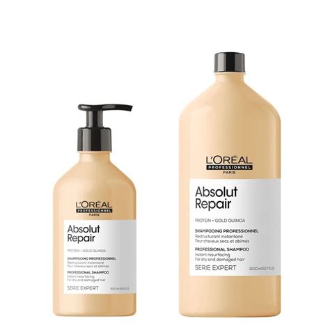 Best Loreal Serie Expert Gold Quinoa Protein Absolut Repair Shampoo