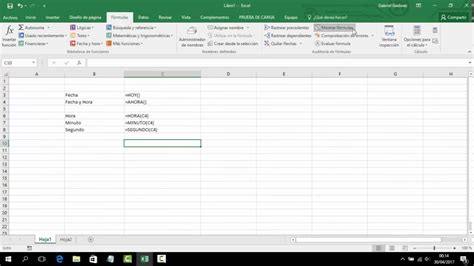 Formula Para Determinar Fechas De Vencimiento En Excel 2016 Youtube