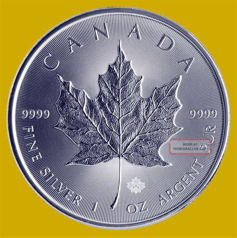 2014 Canadian Maple Leaf 1 Oz Silver Coin Brilliant Uncirculated 9999