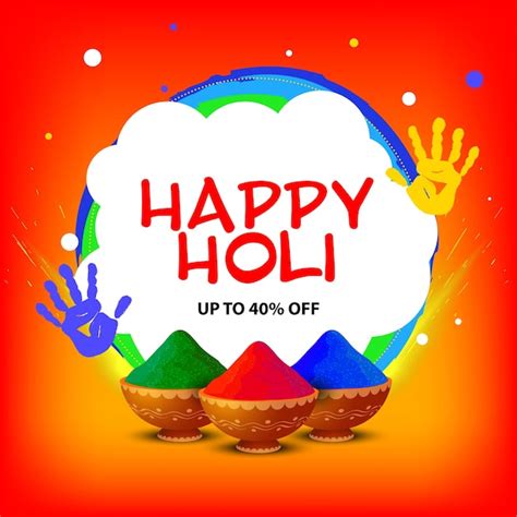 Premium Vector Vector Illustration Of Colourful Happy Holi Colours In