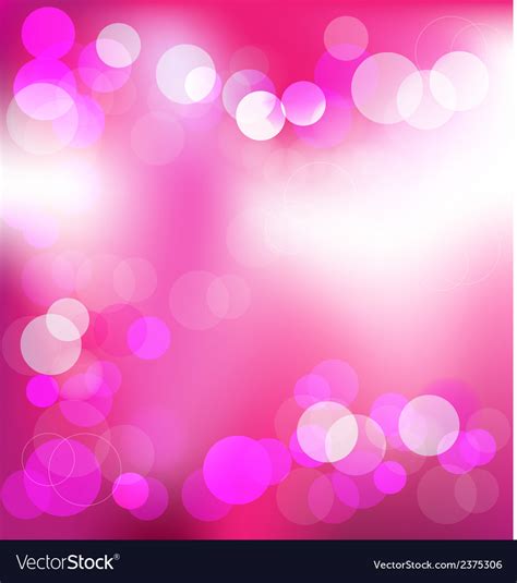 Pink Elegant Abstract Background With Bokeh Lights