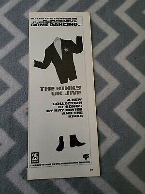 TPQL ADVERT X THE KINKS UK JIVE A NEW COLLECTION OF SONGS EBay