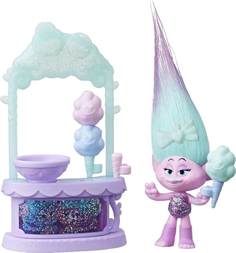 Trolls Dreamworks Satins Sweet Treats Playset Cotton Candy Stand With
