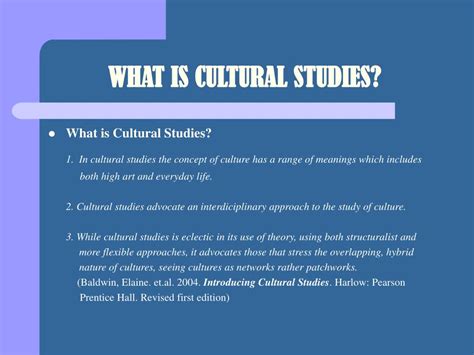 Ppt Introduction To Culture Cultural Studies And Popular Culture