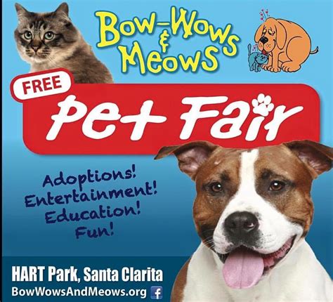 Oct 8 Bow Wows And Meows Pet Fair At Hart Park 10 04 2017