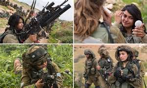 Female Soldiers From Israels Lions Of Jordan Daily Mail Online