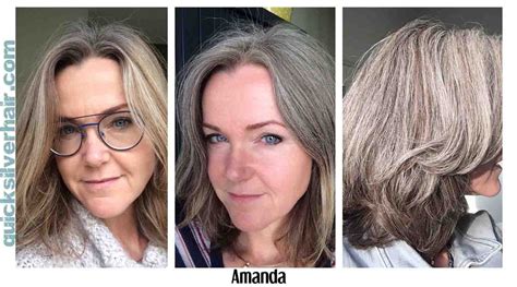 How To Transition From Colored Hair To Natural Gray