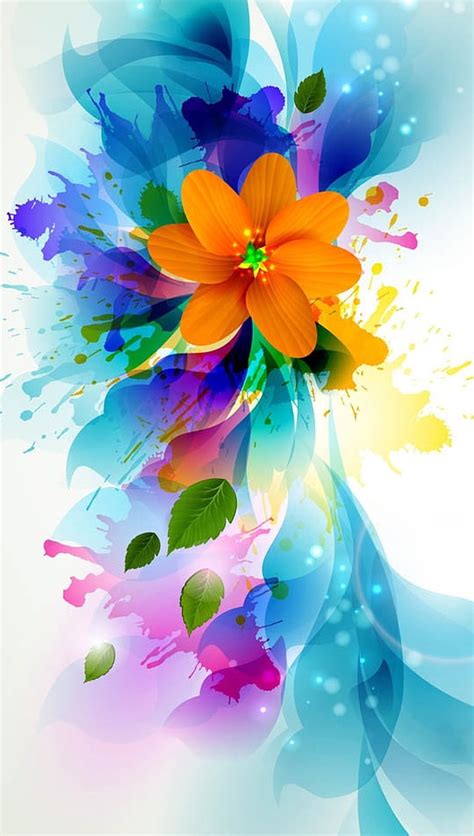 Abstract Flower Hd Phone Wallpaper Peakpx