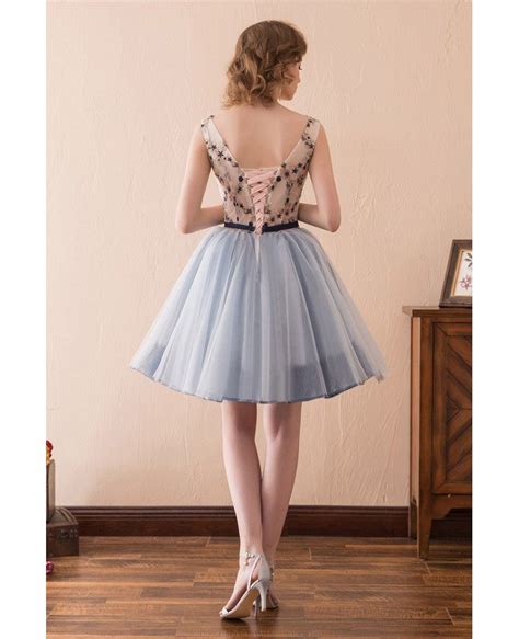 Cute Short Corset Homecoming Dress With Lace For Junior Girls Ch6666