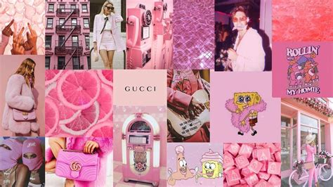 The Best 22 Pink Baddie Aesthetic Collage Wallpaper Laptop