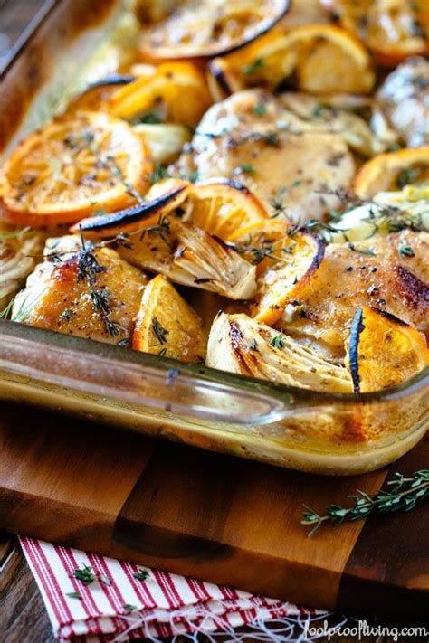 In a large bowl, add the chili powder, bbq sauce,and orange marmalade. Oven-Roasted Orange Chicken - Swanky Recipes