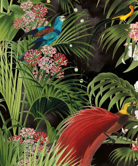 Paradiso Wallpaper Lush Botanical And Tropical Milton And King Uk