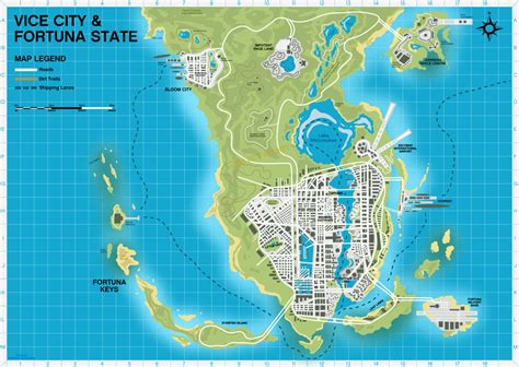 Vice City Concept Inspired By The Gta V Map Style Gta6