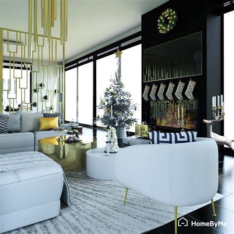 Hollywood Glam Interior Designed On Homebyme Living Room