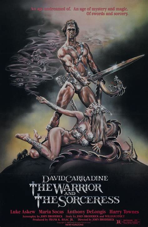 The Warrior And The Sorceress 1984 Sword And Sorcery Movie Posters Fantasy Movies