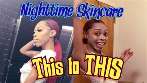 GET NAKED WITH ME Nighttime Skincare Routine YouTube