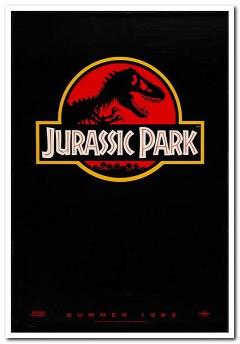 Jurassic Park 1993 Original Rolled 1 Sheet Movie Poster Stephen