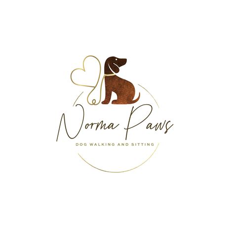 Dog Walker Logo Pet Sitter Logo Dog Trainer Premade Logo Etsy Pet