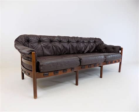 Coja 3 Seater Leather Sofa By Sven Ellekaer 1960s Mooiatti Japan