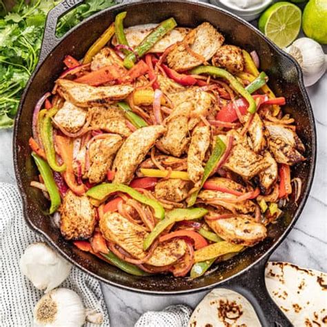 Sizzling Skillet Chicken Fajitas