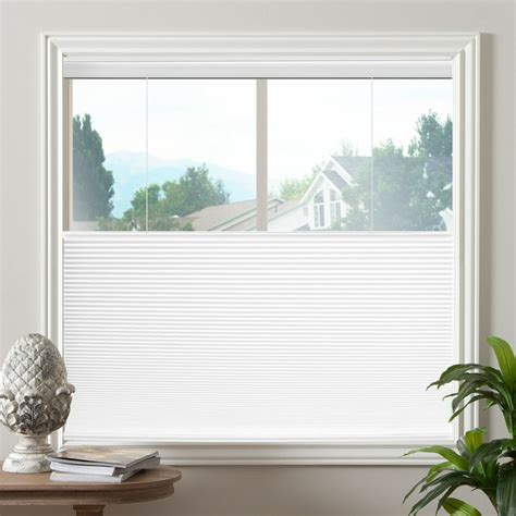 Biltek Cordless Top Down And Bottom Up Cellular Honeycomb Pleated Blinds