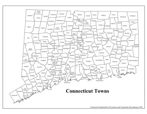 Connecticut Map With Cities Connecticut Stereotypes Map Danbury In