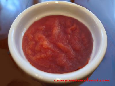 Compote pomme fraise pour bébé recette companion moulinex companionetmoi