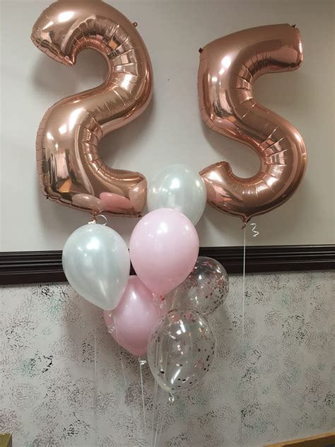 25th Birthday Balloons Deblus Wedding Dreams Party Supplies