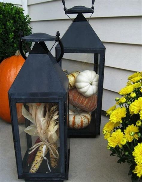 15 Cute Ways To Style A Lantern For Fall Shelterness