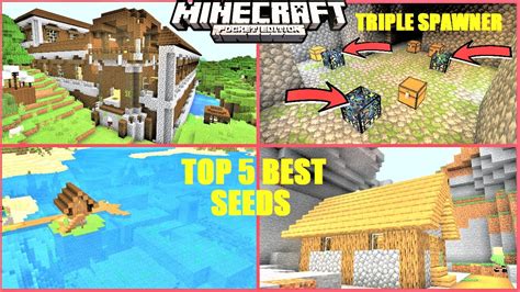 Minecraft Pe Best Seeds For Fall 2020 Triple Spawner Outpost In