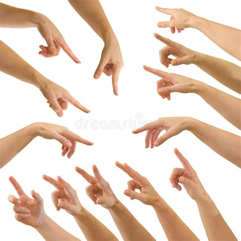 Pointing Hands Stock Image Image Of Interdigital Mark 26162977