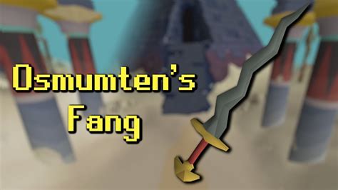 Testing Osmumtens Fang New Osrs Weapon Youtube