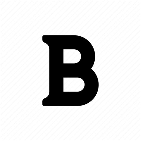B Bold Format Text Icon Download On Iconfinder