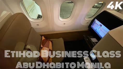 Abu Dhabi To Manila Etihad Airways Business Class Studio Boeing