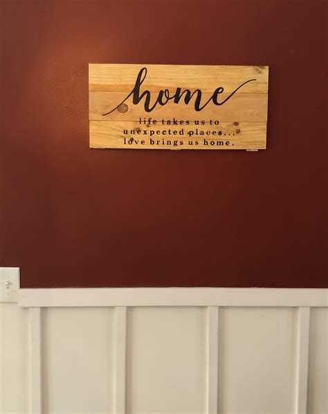 Rustic Home Sign Home Wall Sign Rustic Home Decor