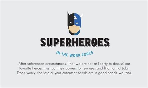 Superheroes In The Work Force New Uses Workforce The Real World