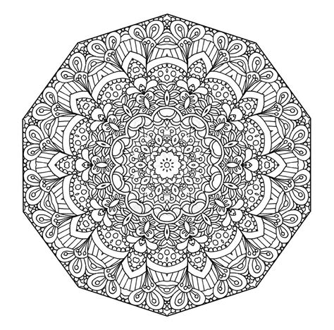 Complex Mandala Coloring Pages Printable Coloring Home