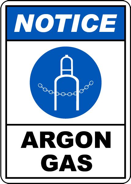 Notice Argon Gas Sign Claim Your 10 Discount