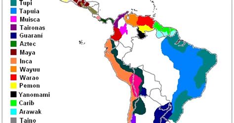 Alan Dockrill Latin America Indigenous Culture Maps Pre And Post
