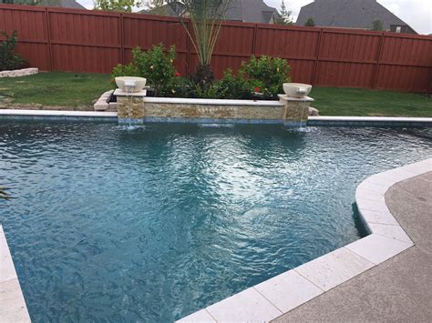 Small Pool With Waterfall Wall Feature We Build Small Pools That
