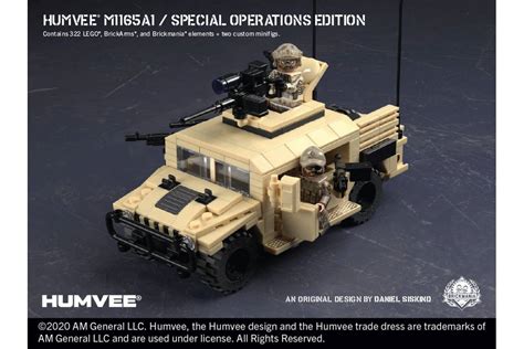 Humvee M1165a1 Special Operations Edition Brickmania Rare Kits