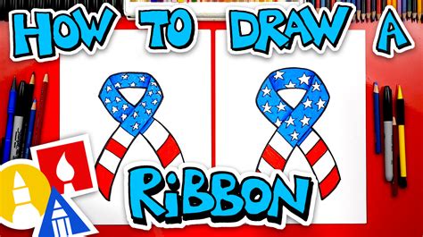 How To Draw An Armed Forces Ribbon Art For Kids Hub