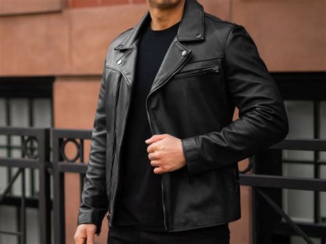 Black Leather Jacket Max 41 Off