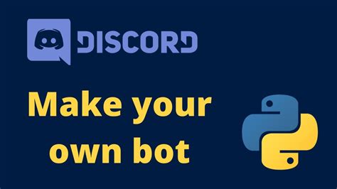 Create Your Own Discord Bot Simple And Fast Youtube