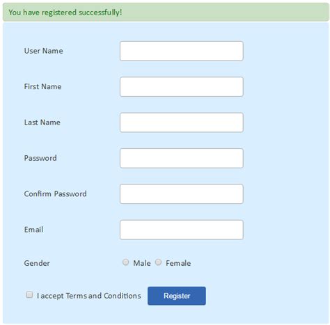 Registration Form In Html With Validation Code Free Download Cleverslick