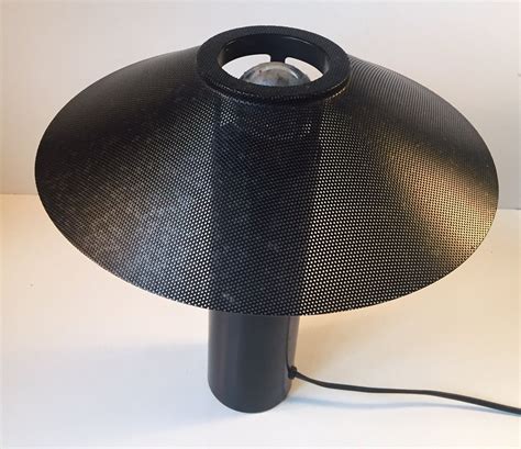 Black Danish Minimalist Table Lamp By Hans Schwazer For Royal