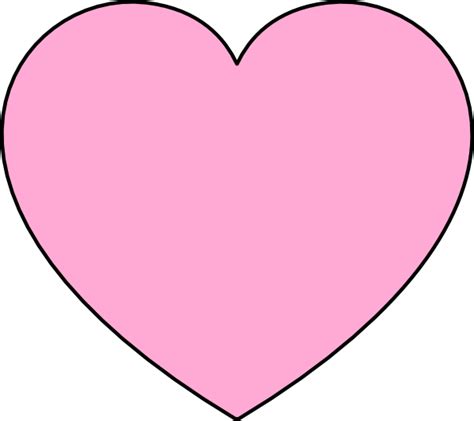 Light Pink Heart Clip Art At Vector Clip Art